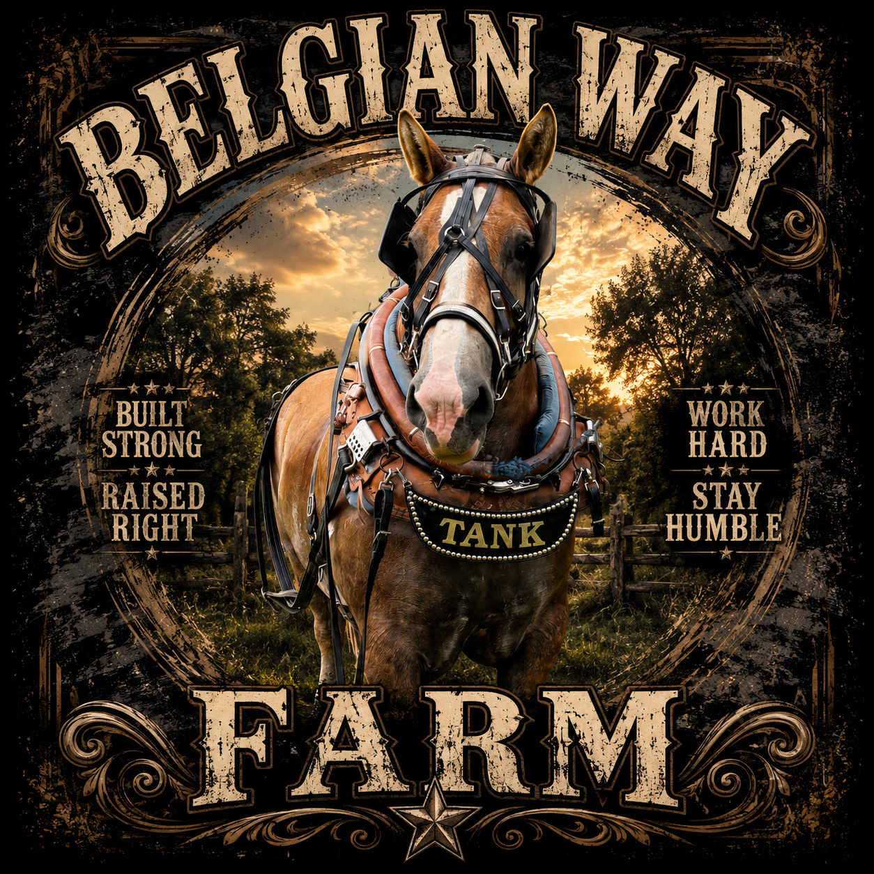Belgian Way farm T-Shirt (Tank)