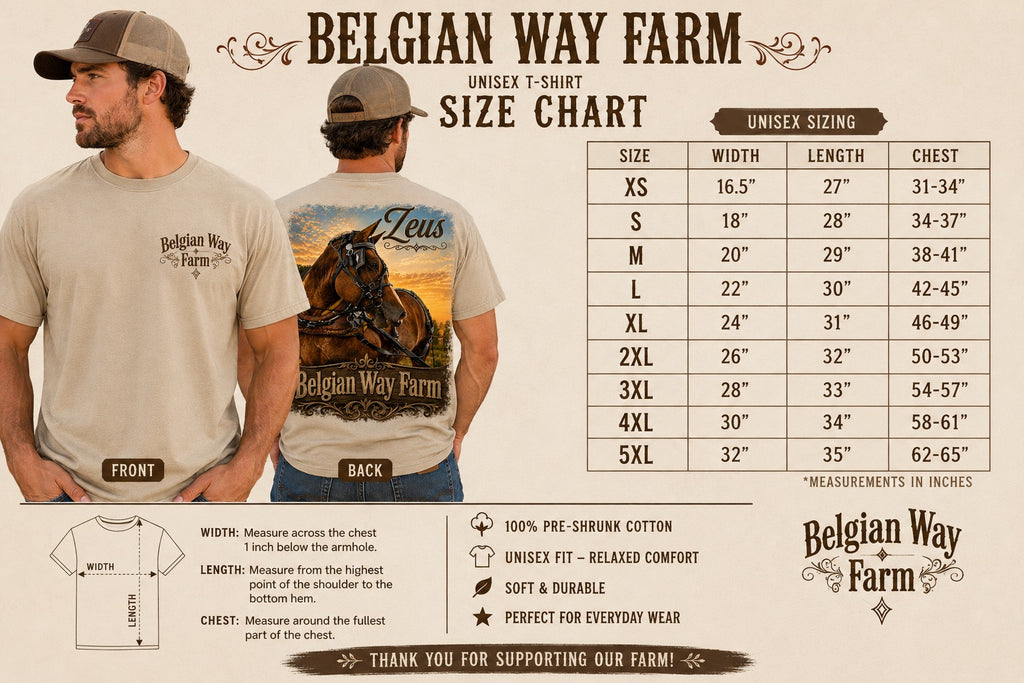 Belgian Way Farm Zeus T-Shirt