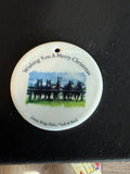 Belgian Way Farm Ceramic Double sided ornament