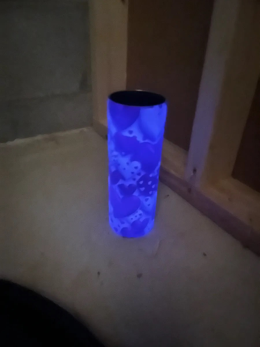 Purple Heart Valentines Tumbler