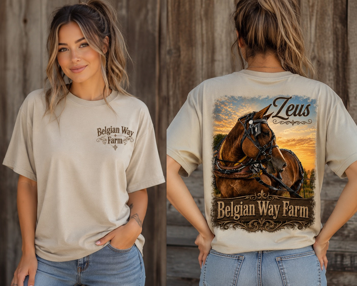 Belgian Way Farm Zeus T-Shirt