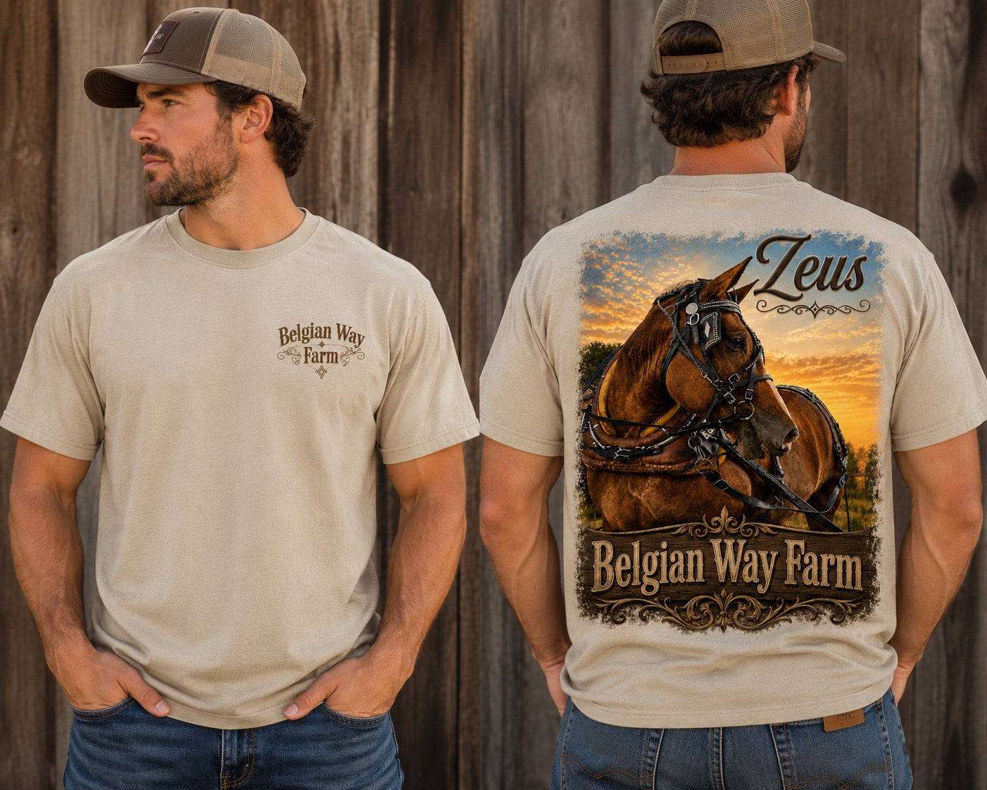 Belgian Way Farm Zeus T-Shirt