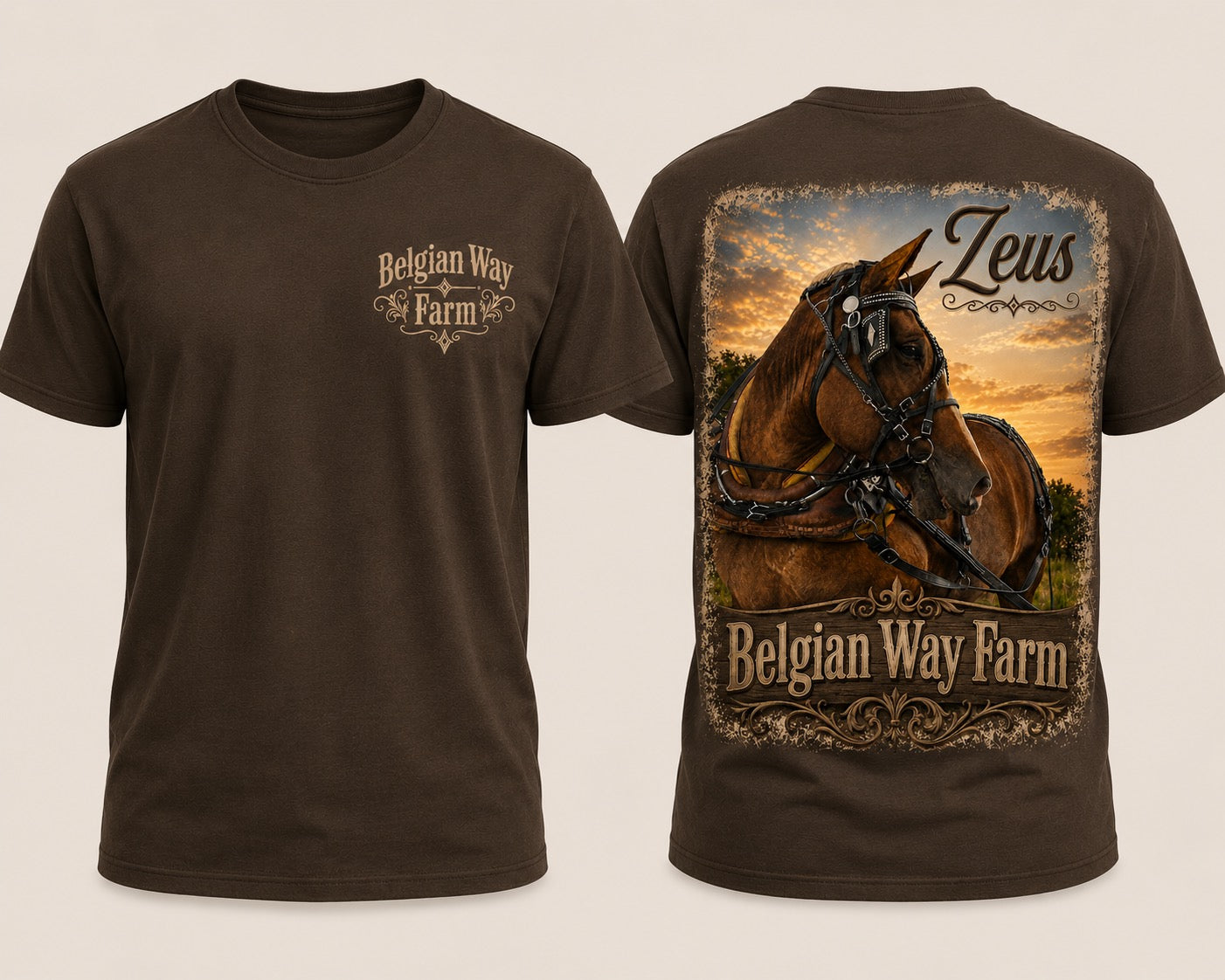 Belgian Way Farm Zeus T-Shirt