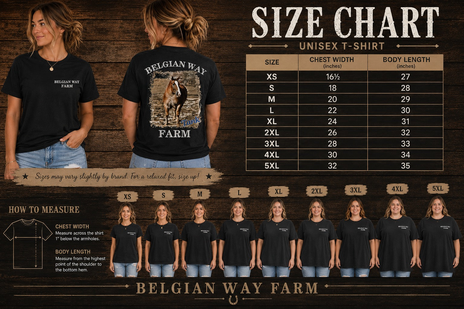 Belgian Way farm T-Shirt (Tank)