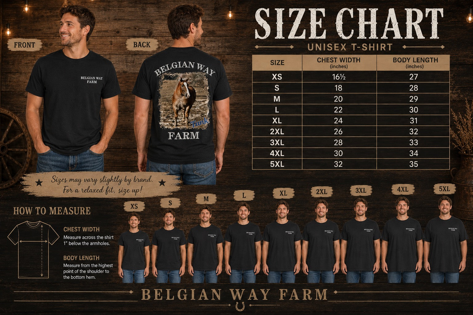 Belgian Way farm T-Shirt (Tank)