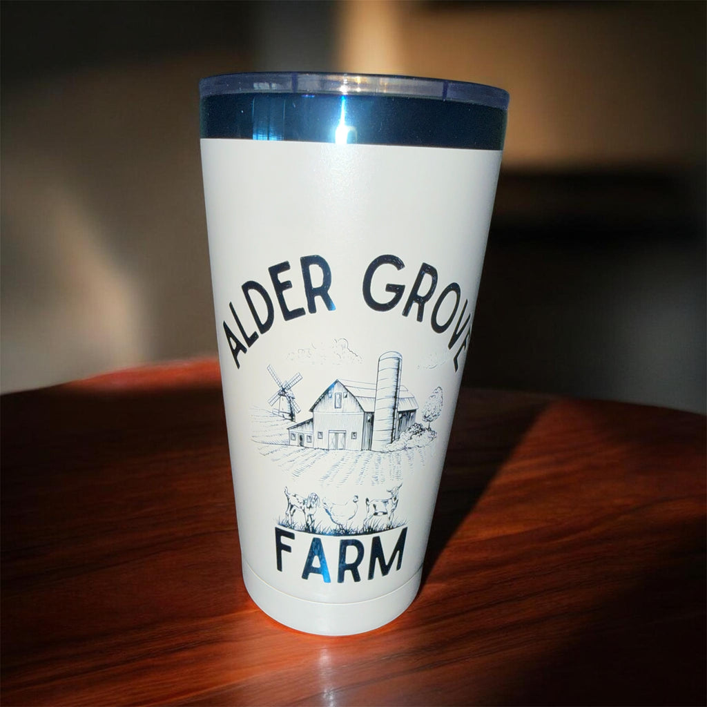 Blue Plated 20oz Tumbler