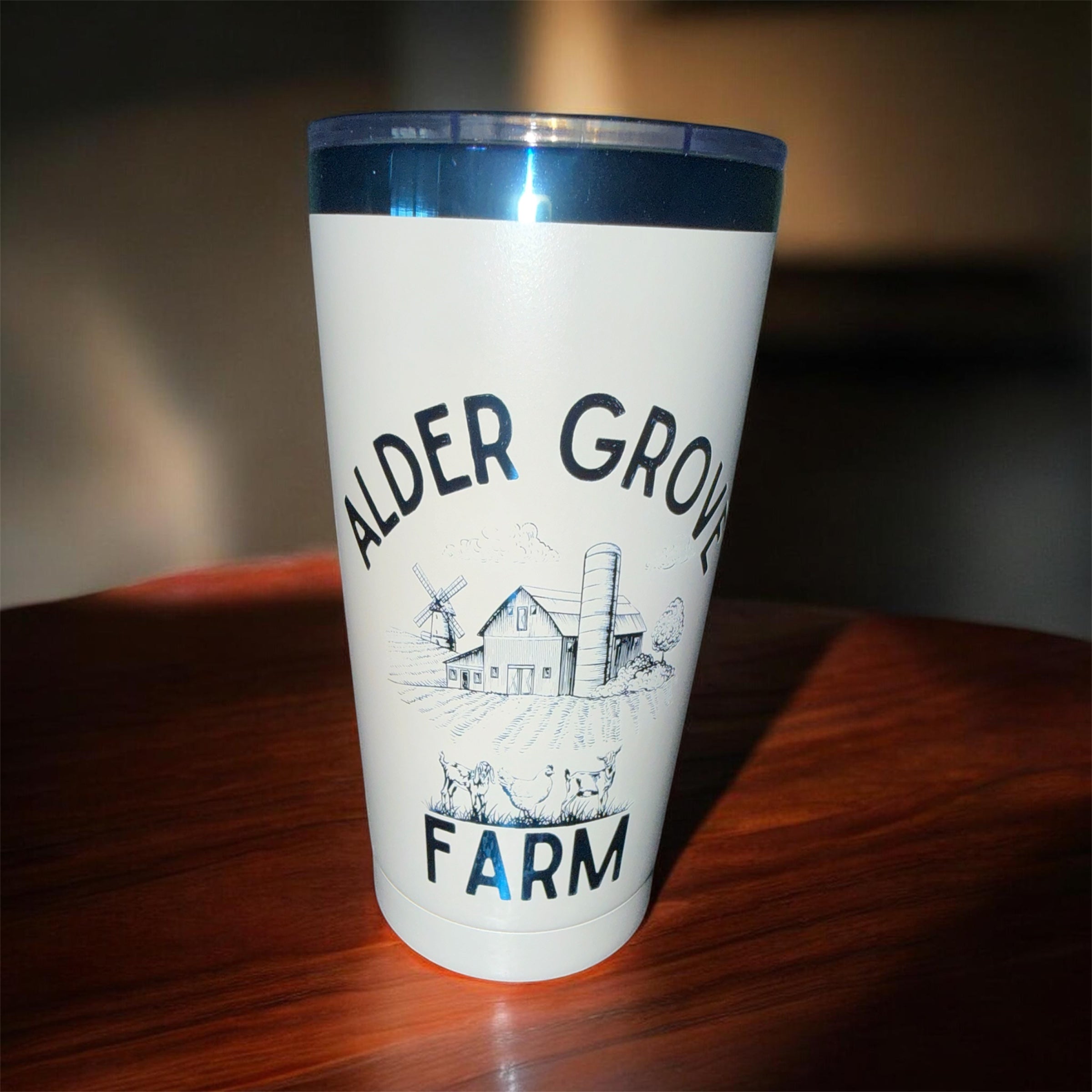 Blue Plated 20oz Tumbler