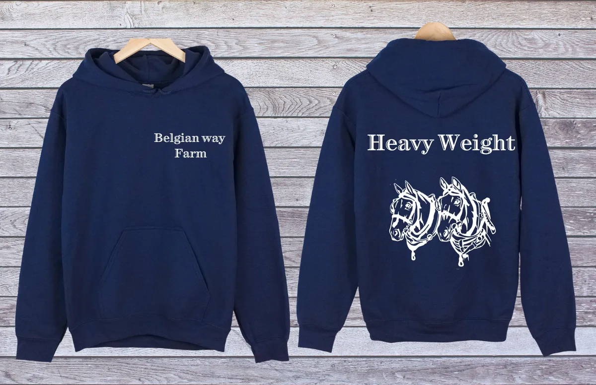 Belgian Way Farm Heavy Weight Hoodie